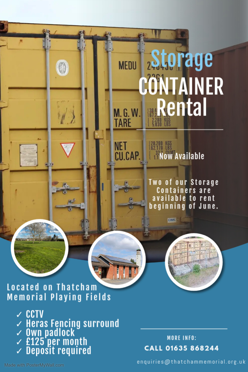 Stoarge Container picture advertising for rental.
