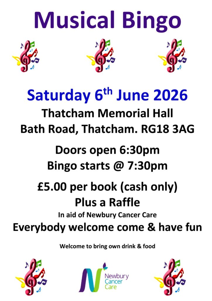 Musical Bingo Saturday 6th June 2026
