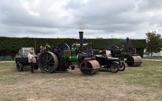 Picture showing steam engines